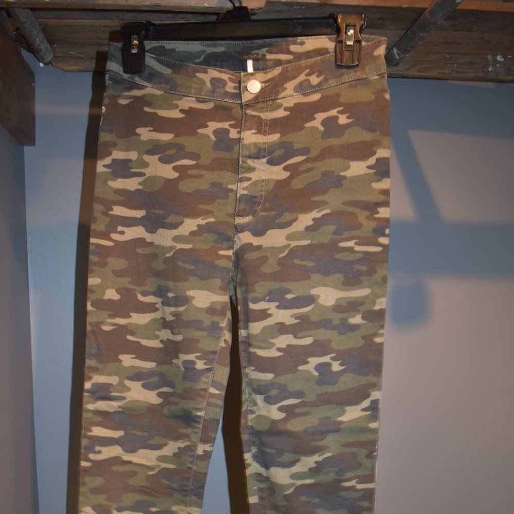 Army Camo Free People Jeggings